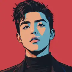 Portrait of musikuss, electronic music artist